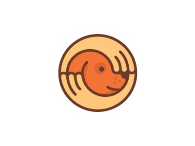 手包裹著一只狗獸醫(yī)標(biāo)志設(shè)計 手包裹著一只狗獸醫(yī)標(biāo)志設(shè)計