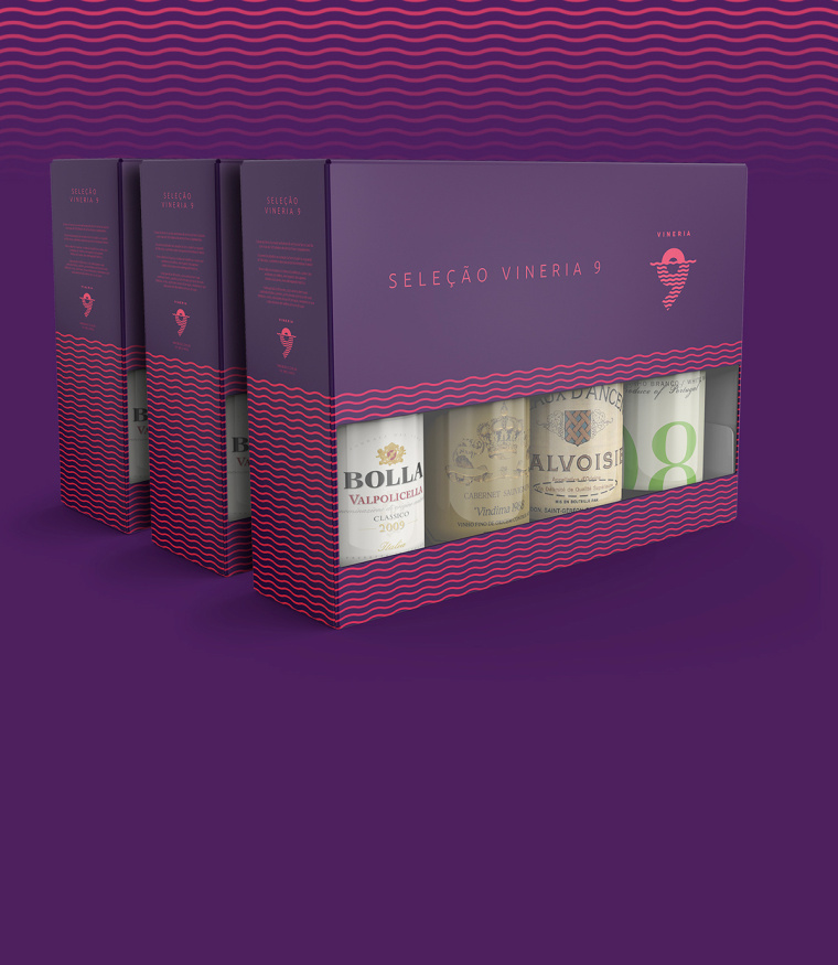 Vinery 9 葡萄園紅酒電商網(wǎng)站數(shù)字9logo設(shè)計/VI設(shè)計/品牌視覺識別設(shè)計