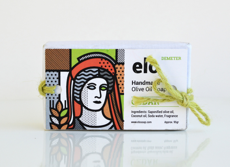 Elo希臘100%橄欖油純天然手工肥皂包裝設(shè)計“神話人物插畫“篇-上海包裝設(shè)計公司 Elo希臘100%橄欖油純天然手工肥皂包裝設(shè)計“神話人物插畫“篇-上海包裝設(shè)計公司