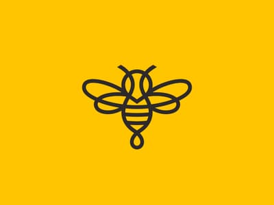 黑色線條蜜蜂logo設(shè)計(jì) 黑色線條蜜蜂logo設(shè)計(jì)