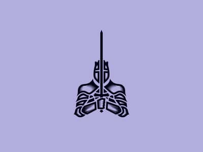 忠誠的騎士logo設(shè)計(jì)