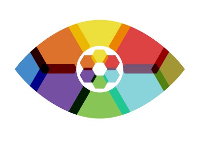 萬花筒的眼logo設(shè)計