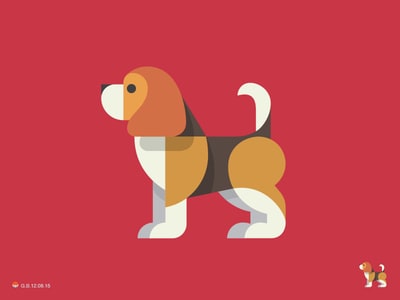 小獵犬logo設(shè)計(jì)
