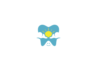 微笑的天空牙科logo設(shè)計(jì)