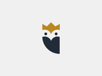貓頭鷹加皇冠logo設(shè)計(jì)