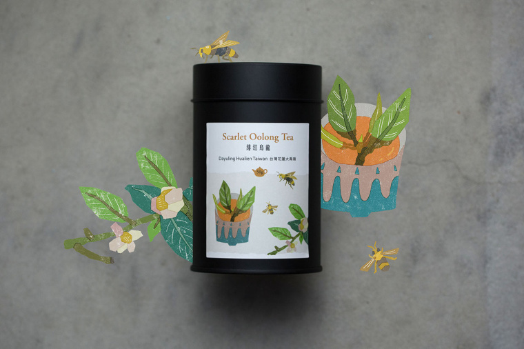臺灣芳香茶茶葉包裝設計”臺灣自然植物插畫篇“ 臺灣芳香茶茶葉包裝設計”臺灣自然植物插畫篇“