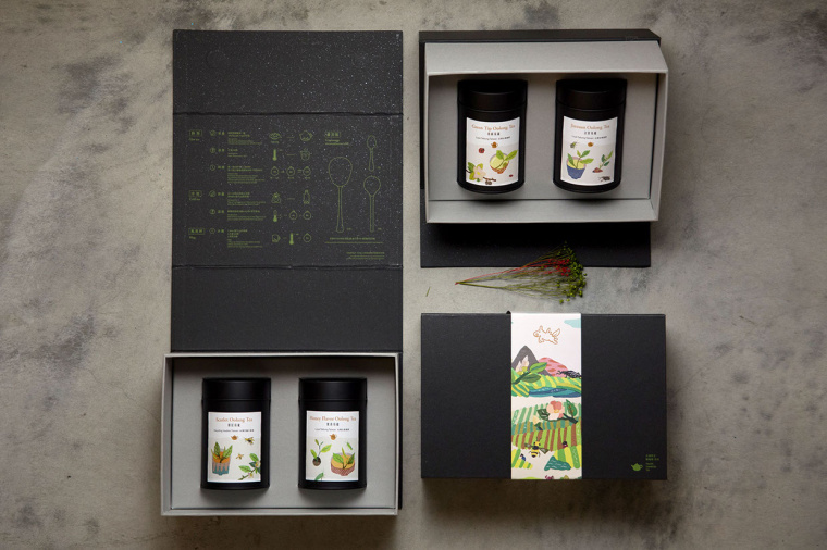 臺灣芳香茶茶葉包裝設計”臺灣風光與植物合集篇“ 臺灣芳香茶茶葉包裝設計”臺灣風光與植物合集篇“
