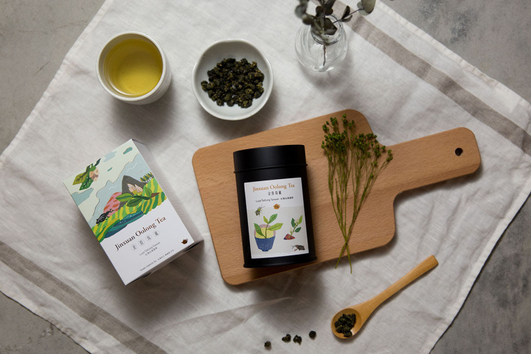 臺灣芳香茶茶葉包裝設計”臺灣風光與植物合集篇“ 臺灣芳香茶茶葉包裝設計”臺灣風光與植物合集篇“