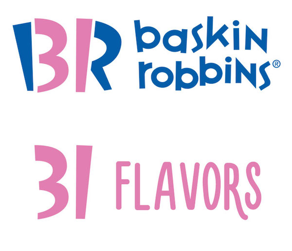 Baskin Robbins logo—標志創(chuàng)意釋義—上海logo設計公司logo培訓 Baskin Robbins logo—標志創(chuàng)意釋義—上海logo設計公司logo培訓