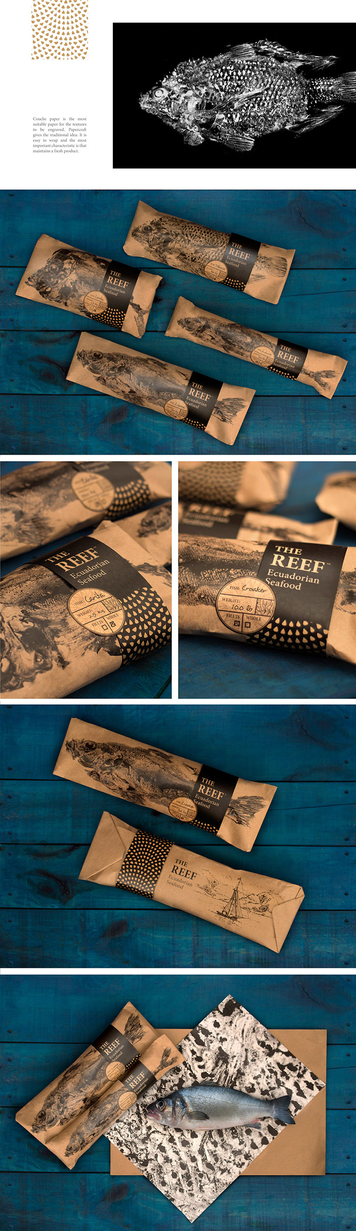 通過拓印設(shè)計的Reef 品牌海魚海鮮產(chǎn)品包裝設(shè)計欣賞-上海包裝設(shè)計公司 通過拓印設(shè)計的Reef 品牌海魚海鮮產(chǎn)品包裝設(shè)計欣賞-上海包裝設(shè)計公司
