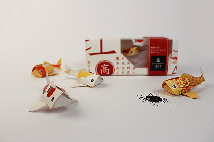 “年年有余”紅茶包裝創(chuàng)意魚類造型與禮盒包裝設(shè)計-上海包裝設(shè)計公司