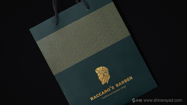 Raccaros-Barber 傳統(tǒng)美發(fā)連鎖店理發(fā)師人物logo設(shè)計-品牌形象VI設(shè)計-上海VI設(shè)計公司 Raccaros-Barber 傳統(tǒng)美發(fā)連鎖店理發(fā)師人物logo設(shè)計-品牌形象VI設(shè)計-上海VI設(shè)計公司