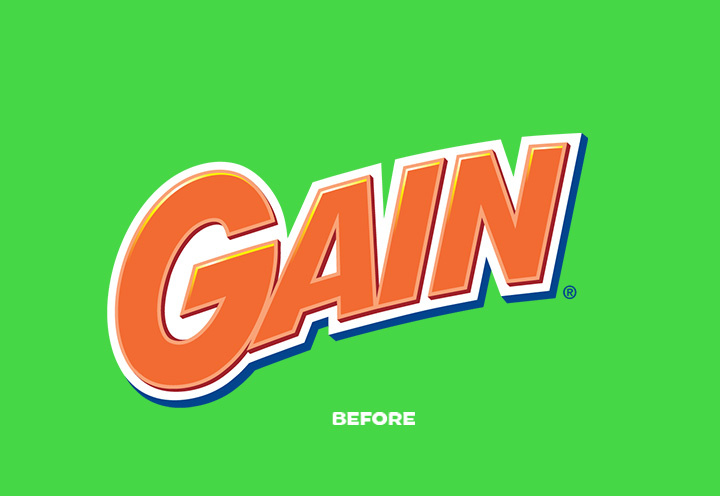 Gain洗衣液標(biāo)志更新設(shè)計(jì)-上海標(biāo)志設(shè)計(jì)公司 Gain洗衣液標(biāo)志更新設(shè)計(jì)-上海標(biāo)志設(shè)計(jì)公司
