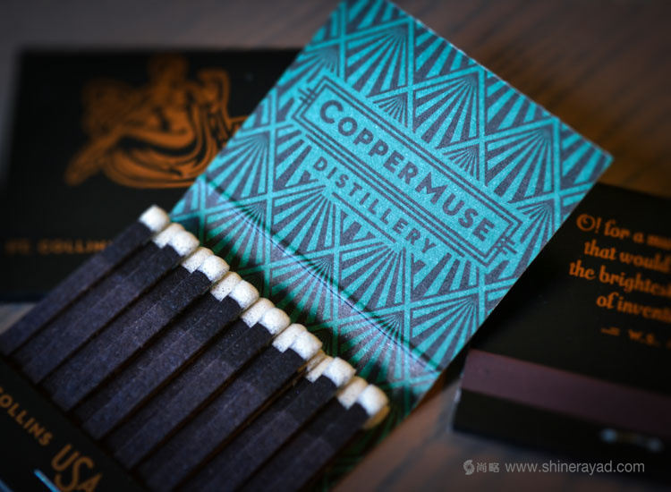國外洋酒品牌設(shè)計欣賞——CopperMuse 朗姆酒裝飾圖案風(fēng)格標(biāo)志設(shè)計VI設(shè)計