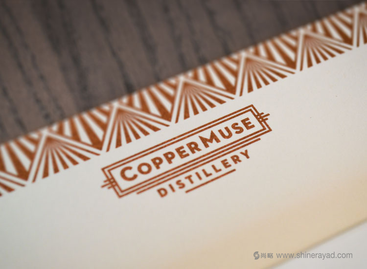 國外洋酒品牌設(shè)計欣賞——CopperMuse 朗姆酒裝飾圖案風(fēng)格標(biāo)志設(shè)計VI設(shè)計