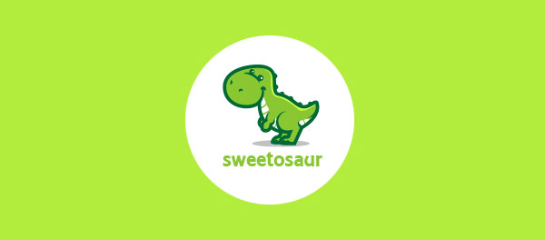 Sweetosaur可愛綠色恐龍標(biāo)志設(shè)計-上海標(biāo)志設(shè)計公司 Sweetosaur可愛綠色恐龍標(biāo)志設(shè)計-上海標(biāo)志設(shè)計公司