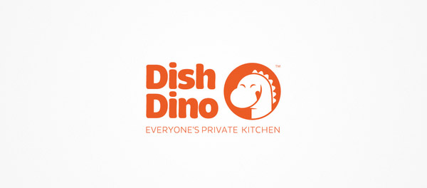 DishDino.com食品訂購平臺恐龍標(biāo)志設(shè)計-上海標(biāo)志設(shè)計公司 DishDino.com食品訂購平臺恐龍標(biāo)志設(shè)計-上海標(biāo)志設(shè)計公司