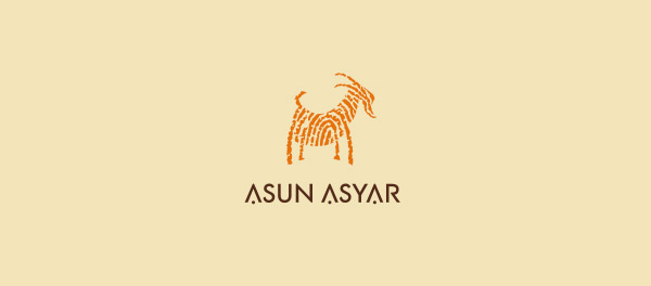 Asun Asyar指紋山羊標志設計-上海標志設計公司 Asun Asyar指紋山羊標志設計-上海標志設計公司