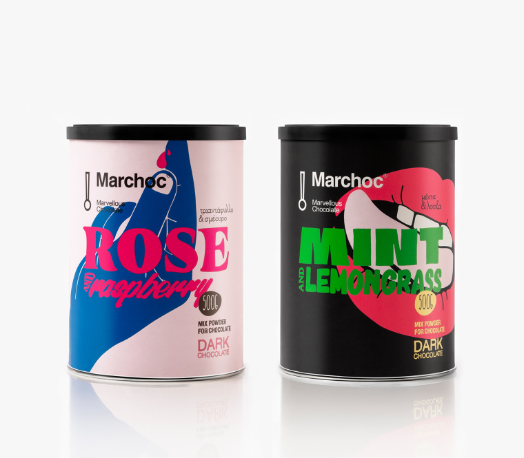 Marchoc 系列風味灌裝巧克力飲料沖劑包裝設計-上海包裝設計公司