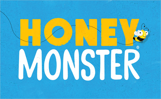 Honey Monster “蜜蜂怪物圖形”早餐麥片新包裝設(shè)計(jì)品牌設(shè)計(jì) Honey Monster “蜜蜂怪物圖形”早餐麥片新包裝設(shè)計(jì)品牌設(shè)計(jì)