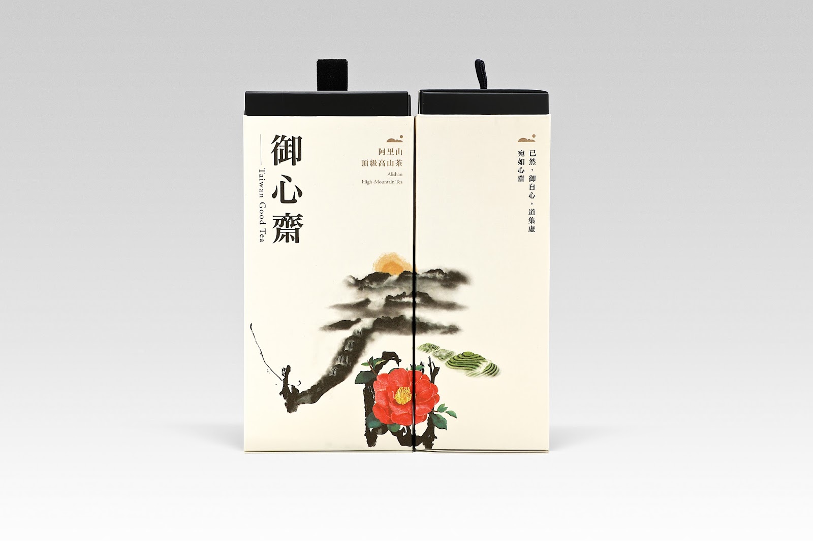 水墨山水風(fēng)格暮光阿里山高山茶茶葉禮盒包裝設(shè)計-上海包裝設(shè)計公司分享 水墨山水風(fēng)格暮光阿里山高山茶茶葉禮盒包裝設(shè)計-上海包裝設(shè)計公司分享