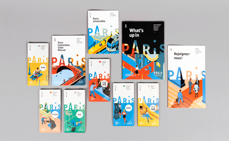 Paris 巴黎城市旅游品牌新形象設(shè)計-上海品牌設(shè)計公司