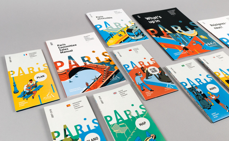Paris 巴黎城市旅游品牌新形象設(shè)計-上海品牌設(shè)計公司