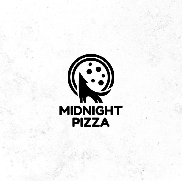 午夜披薩logo-上海品牌logo設計公司 午夜披薩logo-上海品牌logo設計公司