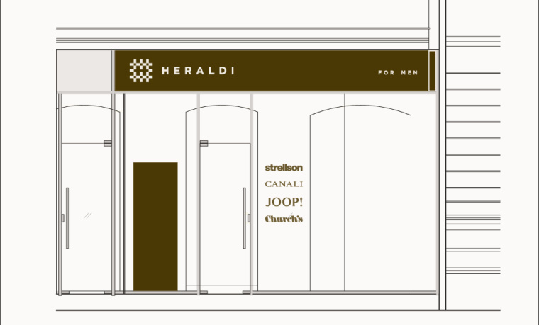 Heraldi 男士時裝店服飾logo設(shè)計(jì)品牌vi形象設(shè)計(jì)專賣店設(shè)計(jì)