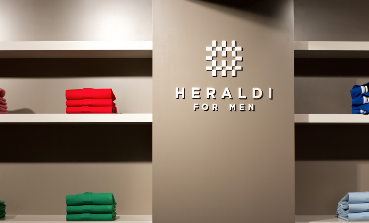 Heraldi 男士時(shí)裝店服飾logo設(shè)計(jì)品牌vi形象設(shè)計(jì)專賣店室內(nèi)設(shè)計(jì)