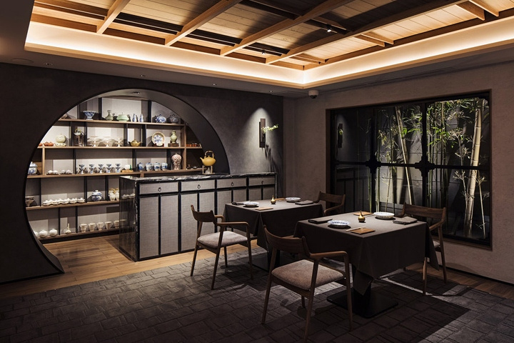 Sazenka 中式餐廳室內(nèi)餐飲空間設計，濃濃中式韻味 -上海品牌設計公司