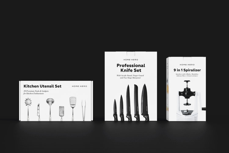 Home Hero 廚房用品刀具鍋具廚具品牌設(shè)計包裝設(shè)計