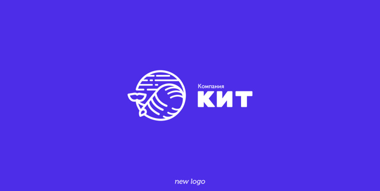 KIT音樂機(jī)構(gòu)logo設(shè)計-麥克風(fēng)的鯨魚尾形狀-上海logo設(shè)計公司