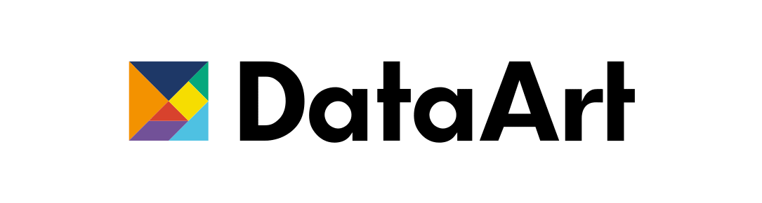 全球軟件技術(shù)咨詢公司DataArt全球品牌形象重塑設(shè)計(jì)-七巧板彩色logo設(shè)計(jì)