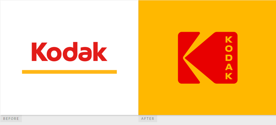 柯達(dá)（Kodak）重塑LOGO標(biāo)識(shí)形象設(shè)計(jì)