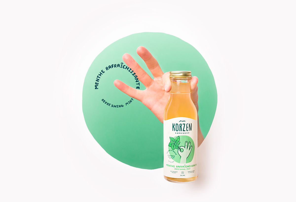 Korzen 健康果汁包裝設(shè)計(jì)插畫設(shè)計(jì)欣賞-上海包裝設(shè)計(jì)公司
