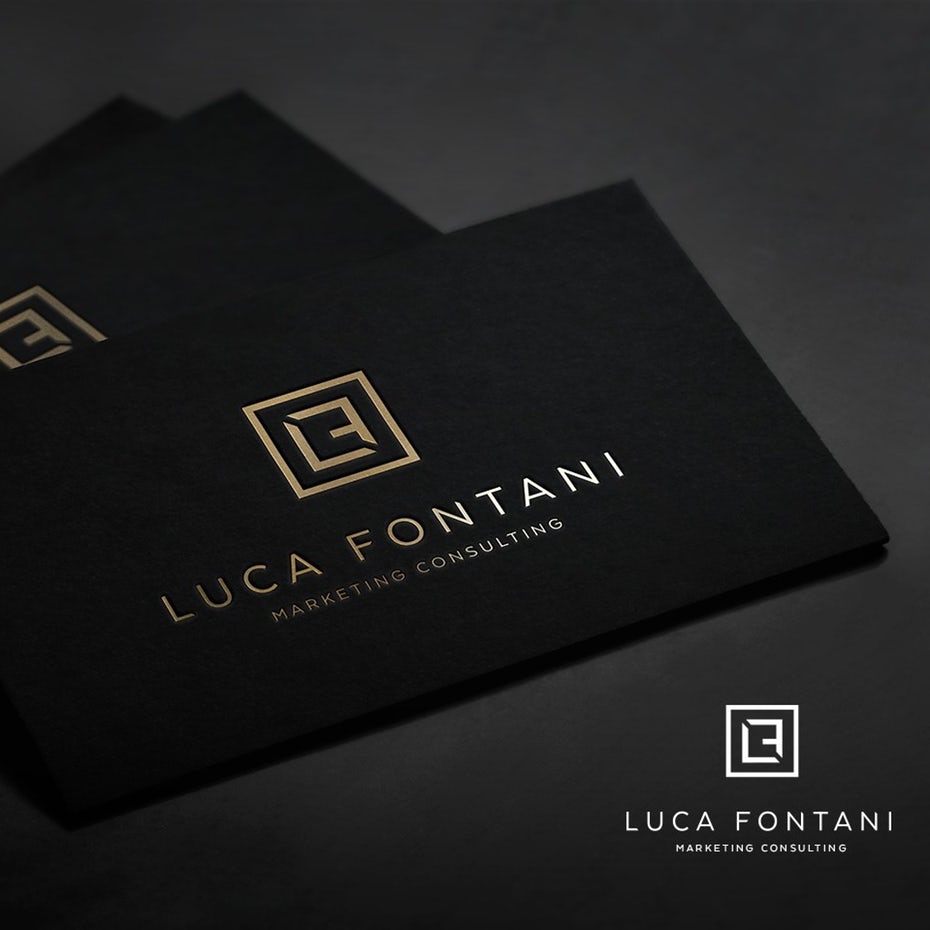 金箔logo設(shè)計-Luca Fontani標志設(shè)計