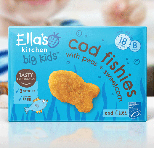 Ella''''s Kitchen兒童冷凍食品系列新品logo設(shè)計包裝設(shè)計