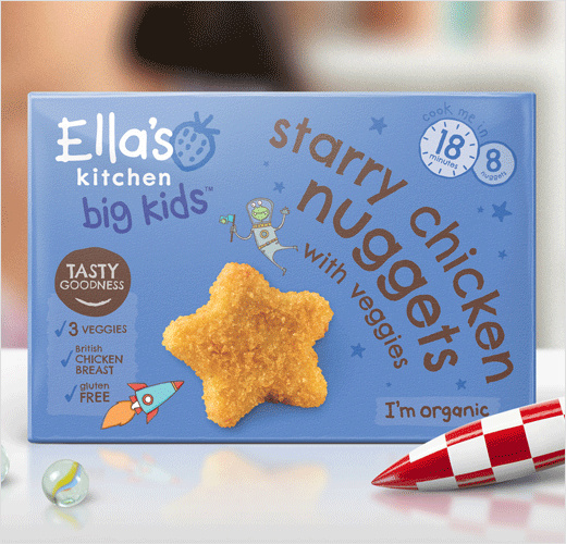 Ella''s Kitchen兒童冷凍食品系列新品logo設(shè)計包裝設(shè)計