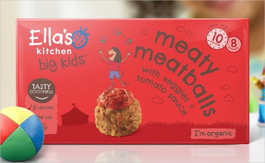 Ella''s Kitchen兒童冷凍食品系列新品logo設(shè)計包裝設(shè)計