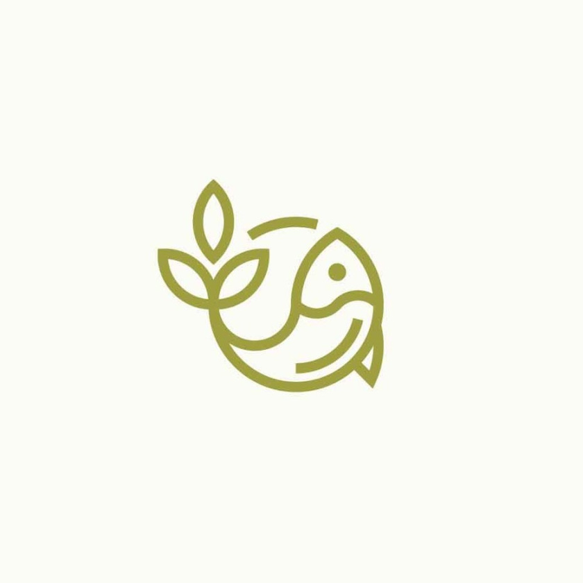 極簡(jiǎn)主義標(biāo)志設(shè)計(jì)-Aquaponics / permaculture農(nóng)場(chǎng)標(biāo)志設(shè)計(jì)