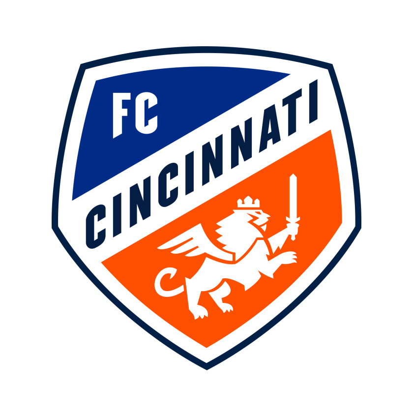 FC Cincinnati 職業(yè)足球隊隊標(biāo)logo設(shè)計”盾牌徽章獅子“元素