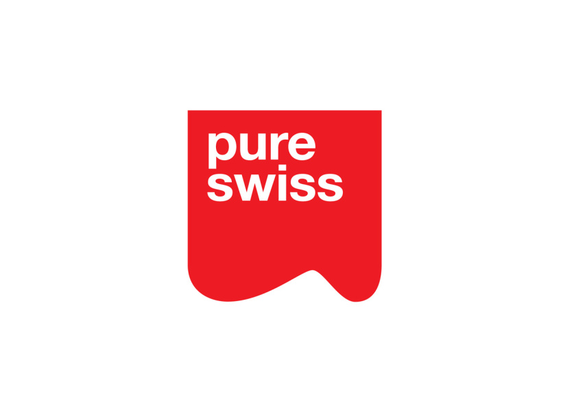 瑞士酸奶PURE SWISS品牌logo設(shè)計 瑞士酸奶PURE SWISS品牌logo設(shè)計