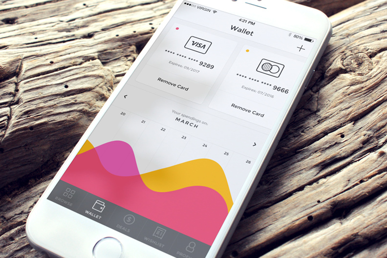 Ionut Zamfir錢包屏APP設(shè)計(jì)