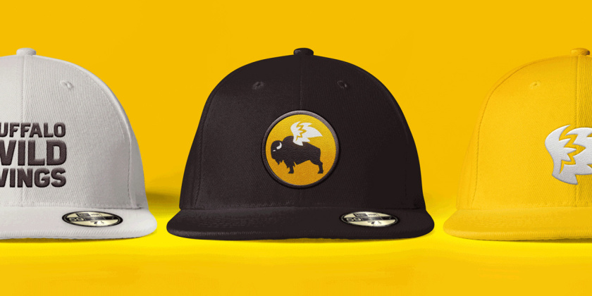 Buffalo Wild Wings體育酒吧新logo設(shè)計,帶翅膀的水牛形象 Buffalo Wild Wings體育酒吧新logo設(shè)計,帶翅膀的水牛形象