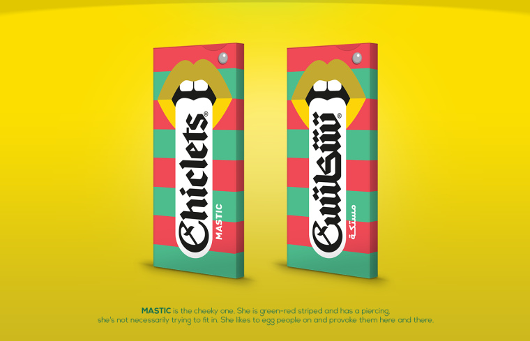 Chiclets 口香糖包裝設(shè)計“大嘴長舌頭篇”-上海包裝設(shè)計公司欣賞