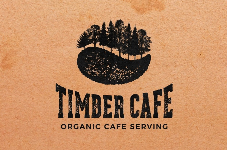 Timber Cafe的一個(gè)很酷的老式標(biāo)志logo Timber Cafe的一個(gè)很酷的老式標(biāo)志logo