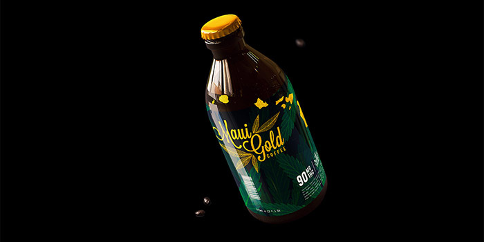 黃金大麻咖啡袋裝及咖啡飲料包裝設(shè)計,感受夏威夷島嶼文化 黃金大麻咖啡袋裝及咖啡飲料包裝設(shè)計,感受夏威夷島嶼文化