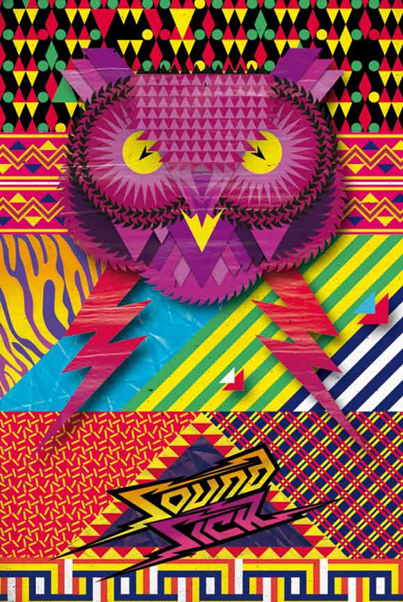 SoundSick俱樂部傳單宣傳單頁設(shè)計(jì)-上海平面設(shè)計(jì)公司