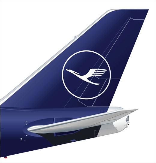 漢莎航空更新品牌logo設(shè)計(jì)，鳥(niǎo)仍是標(biāo)志核心元素